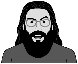 Comic-style drawing of Dave
