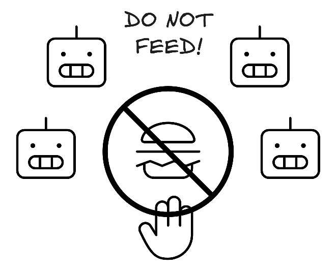 do not feed bots
